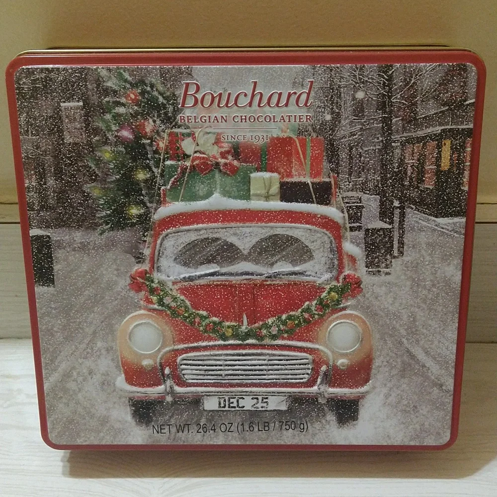 Bouchard Belgian Chocolatier Christmas Storage, Organizer, Container